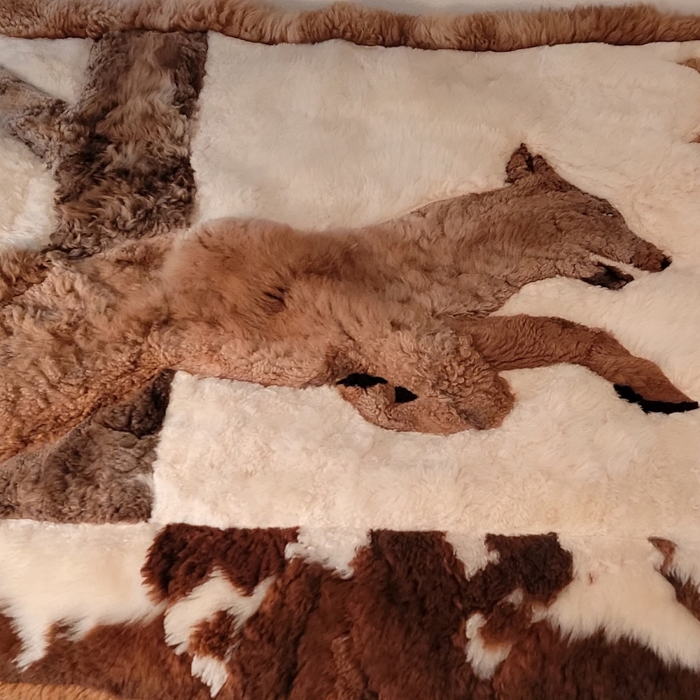 Alpaca rug, throw